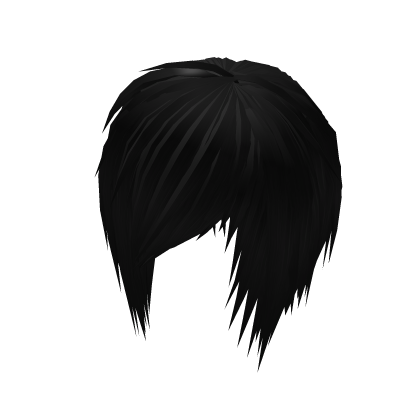 Black Swept Scene Boy Hair  Roblox item