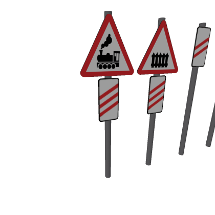 Estonian railroad crossing signs and voltage