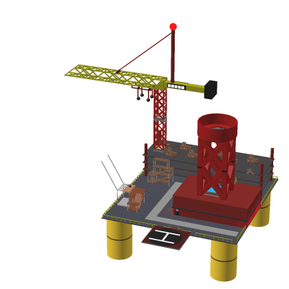 ✨ Oil Rig   (Island For Game) Model