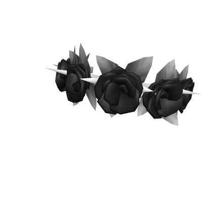 Spiked Dark Rose Crown