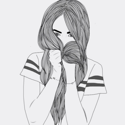 Sketching a Girl Roblox decal