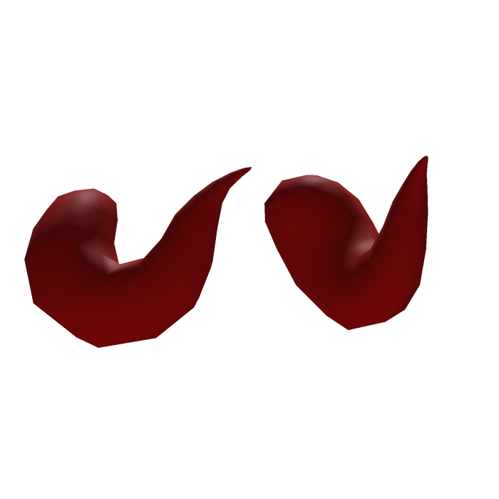 Red Ram Curled Horns
