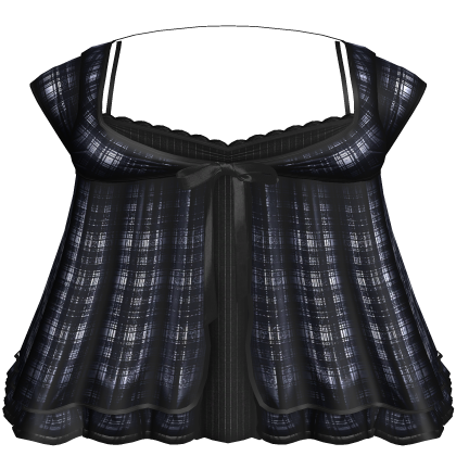 Cute Black Blue Top Gothic Doll Dress 3.0