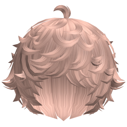 cute milky brown kawaii messy lamb curly wavy hair