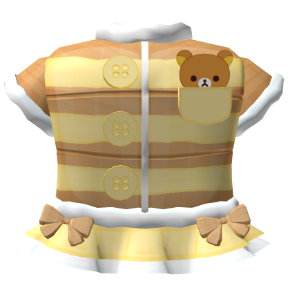 kawaii rilakkuma yellow winter jacket Roblox item