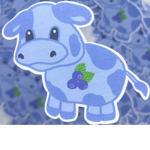 The blueberry cow army