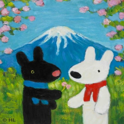 cute forest scenery dogs Roblox decal