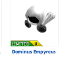 Limited Item and traders of ROBLOX