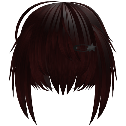 ✚ Deep Red Vampire Vkei Yabujin Messy Pigtails Roblox item