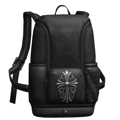 Black Designer Backpack Bag Double Strap [1.0]