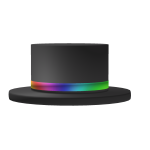 Rainbow Top Hat