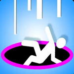 Jump down a hole to win!