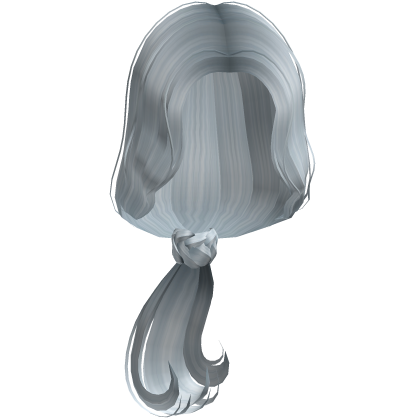 blue soft low ponytail hair Roblox item