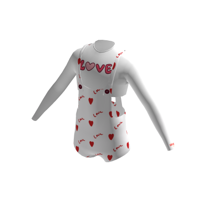 💖Valentines Day💖 White Overalls thumbnail