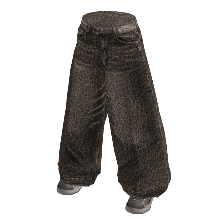 Tonal Leopard Pants