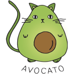 Avacado Cat