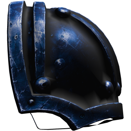 [L] Blue Ironclad Knight Shoulder Pad