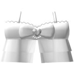 White Hime Gyaru Doll Princess Layered Camisole
