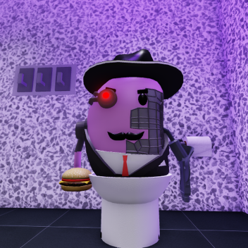 Mr. P eats a burger after he just got rejected.
