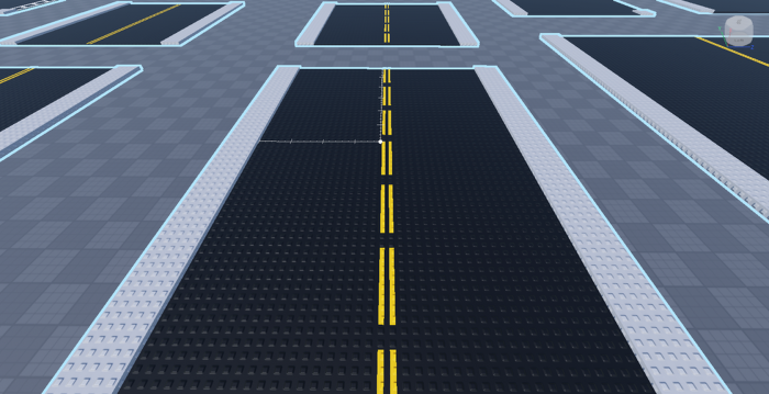 Low Poly Stud Stylized Road Asset Pack preview 1