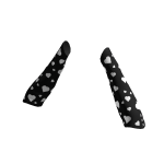 Black Heart Arm Warmers