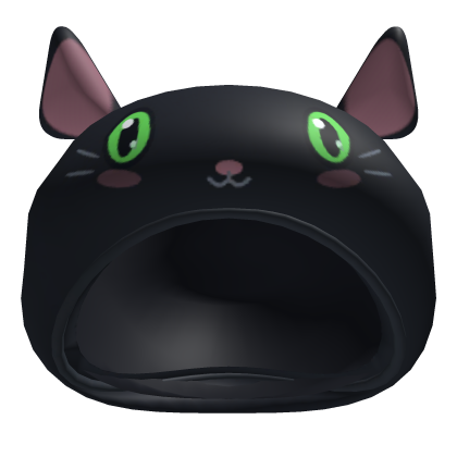 Cozy Black Cat Hood