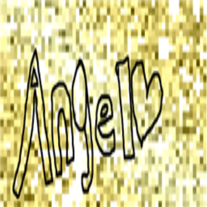 Angel with glitter background Roblox decal