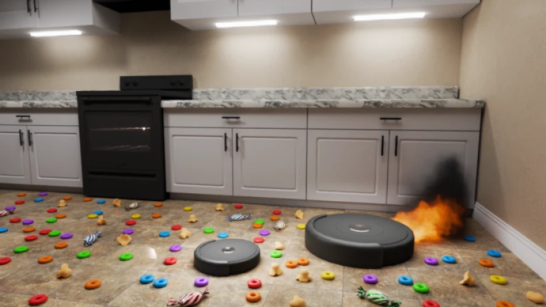 Robot Vacuum Simulator screenshot 1