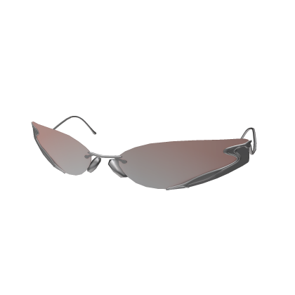 Silver Fluid Wave Glasses in Pink Roblox item