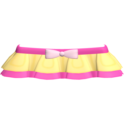 Pink & Yellow Mezzo Piano Cupcake Skirt Roblox item