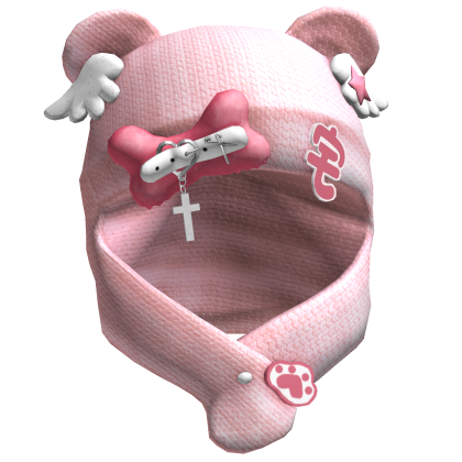 Pink Kawaii Cozy Wings Hood Roblox item