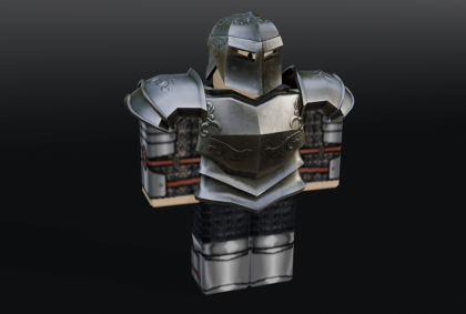 Roblox Medieval Knight Steel Armor Model Set preview 2