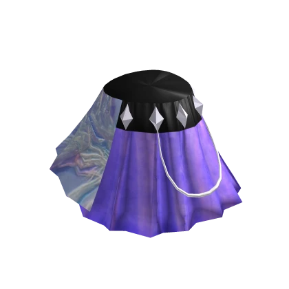 Purple iridescent skirt clearance