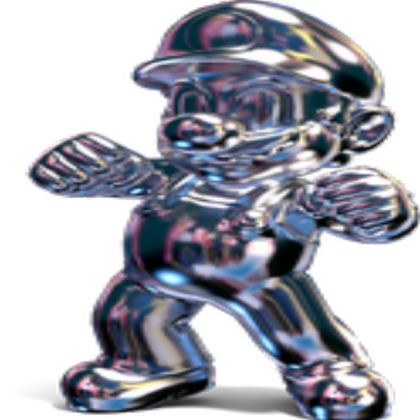 Metal Mario Roblox decal