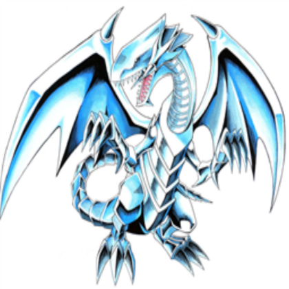 blue eyes white dragon Roblox decal