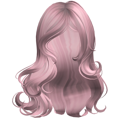 ♡ Silky Long Ethereal Waves (Ash Pink) Roblox item