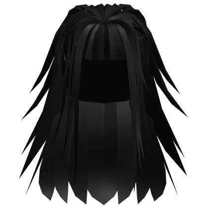 Long Spiky Hair (Black)