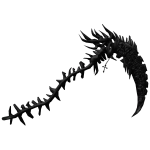 Black Goth Vampire Scythe