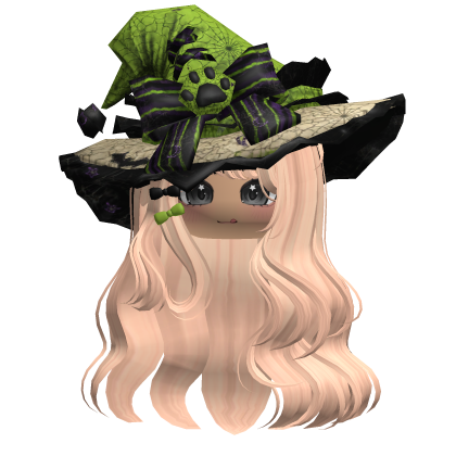 Blonde Kawaii Witch Halloween Hair