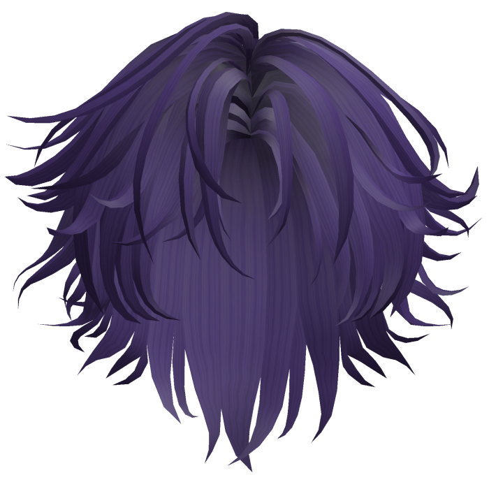 Purple Fluffy Hair