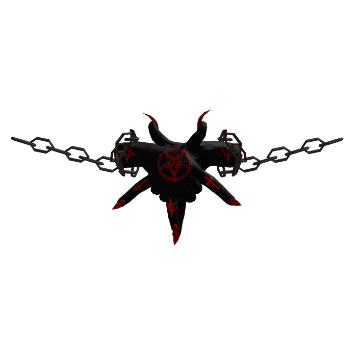 Stormbreak Horns Chained Heart Dark Red Devl Addon