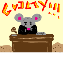 Junkbot/rat courtroom.