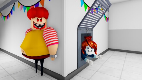 [🍟UPDATE!] RON PRISON RUN! (SCARY OBBY)