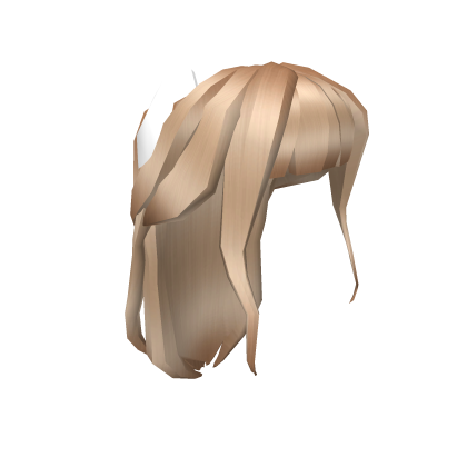 Blonde Cute Locks, Bangs, and Headband Roblox item