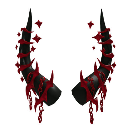 [FREE] Red Spiked Horns Roblox item