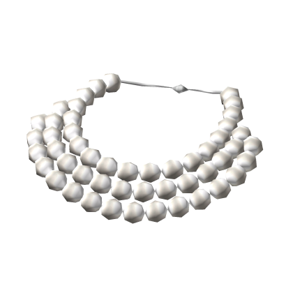 White Triple Pearl Choker