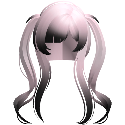 flowy long wispy moe vamp ponytails pink black