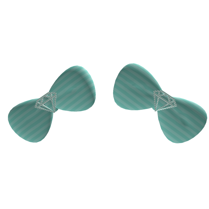 𑣲⋆｡˚ Kawaii Blue Diamond Scene Bows