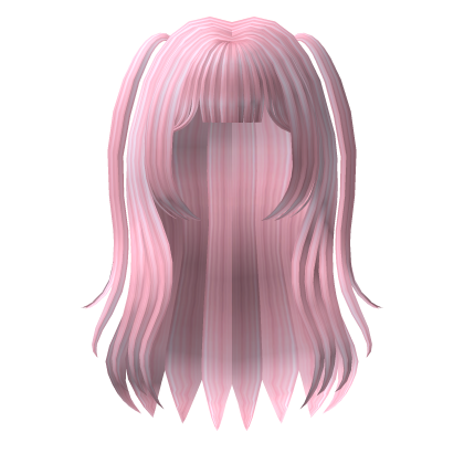 Pastel Pink Kawaii Anime Pigtails