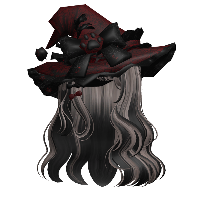 Black&Ash Kawaii Witch Halloween Hair